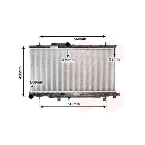 VAN WEZEL K&uuml;hler, Motork&uuml;hlung 51002057