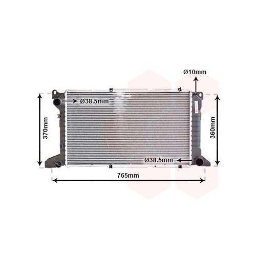VAN WEZEL K&uuml;hler, Motork&uuml;hlung 18002204