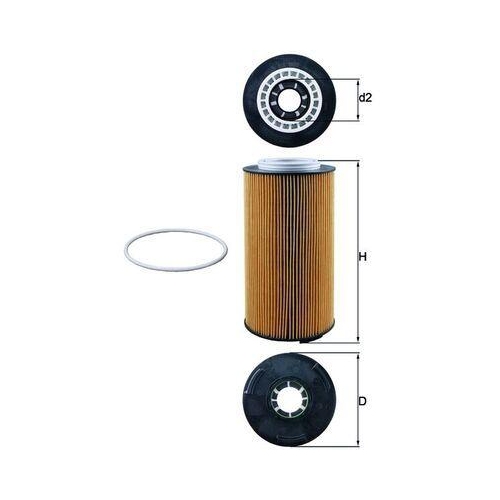 MAHLE &Ouml;lfilter OX 1097D