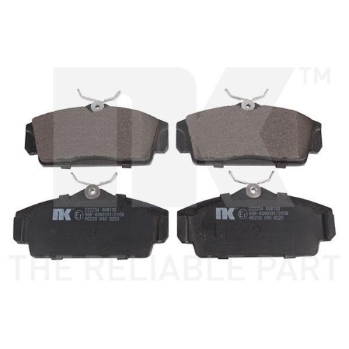 NK Bremsbelagsatz, Scheibenbremse 222254