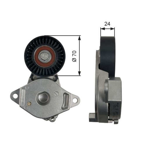 GATES Riemenspanner, Keilrippenriemen DriveAlign™ T39246