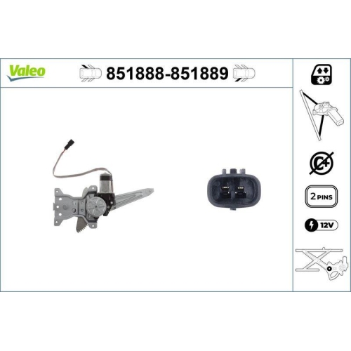 VALEO Fensterheber 851888