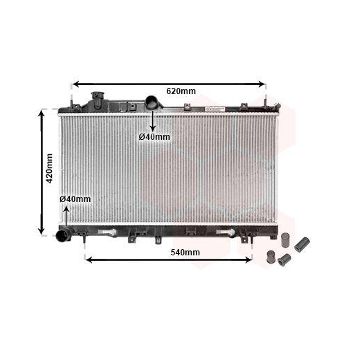 VAN WEZEL K&uuml;hler, Motork&uuml;hlung *** IR PLUS *** 51002066