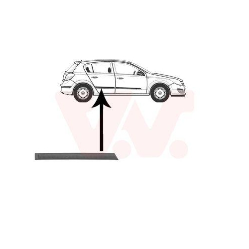 VAN WEZEL Zier-/Schutzleiste, T&uuml;r 3745406