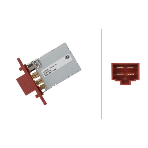 HELLA Widerstand, Innenraumgebl&auml;se 9ML 366 410-681
