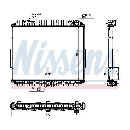 NISSENS Kühler, Motorkühlung 6270020