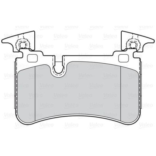 VALEO Bremsbelagsatz, Scheibenbremse ESSENTIAL 302208