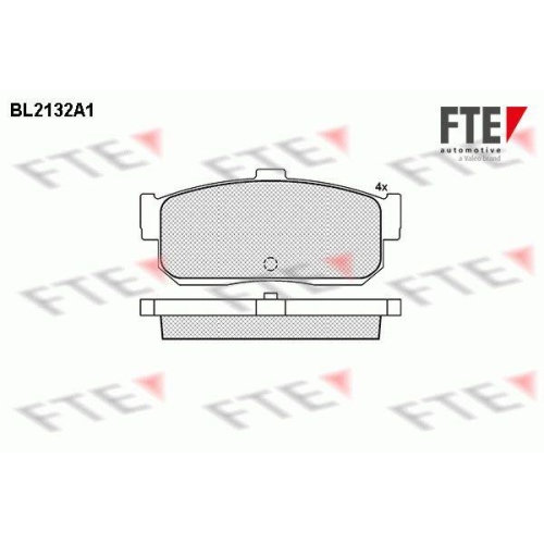 FTE Bremsbelagsatz, Scheibenbremse 9010682