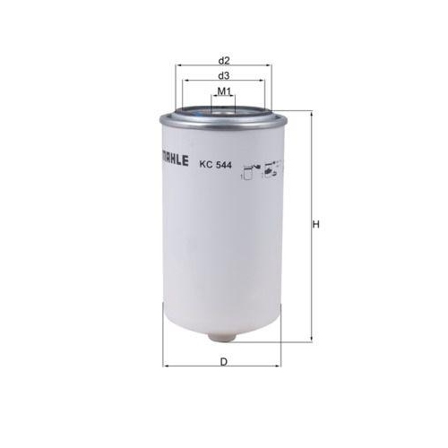 MAHLE Kraftstofffilter KC 544
