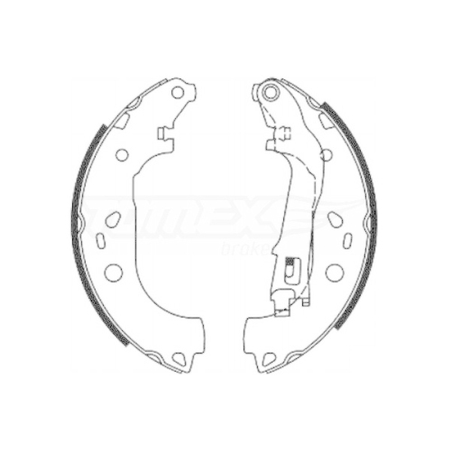 TOMEX Brakes Bremsbackensatz TX 21-98