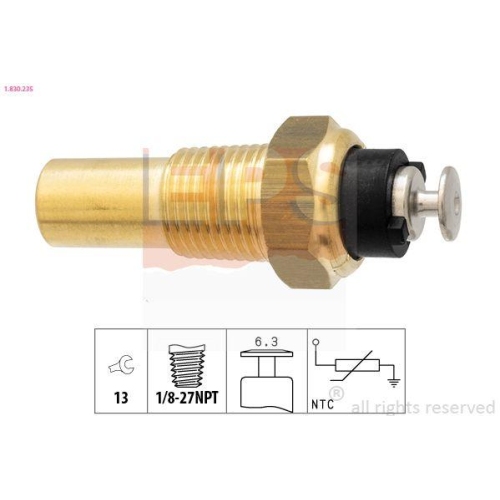 EPS Sensor, K&uuml;hlmitteltemperatur Made in Italy - OE Equivalent