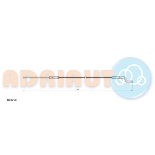 ADRIAUTO Seilzug, Feststellbremse 13.0290