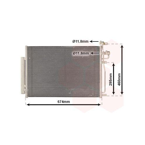 VAN WEZEL Kondensator, Klimaanlage 37005436