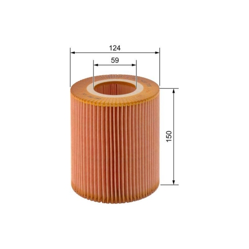 BOSCH Luftfilter 1 457 433 715