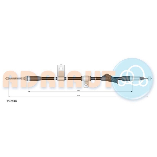 ADRIAUTO Seilzug, Feststellbremse 23.0246