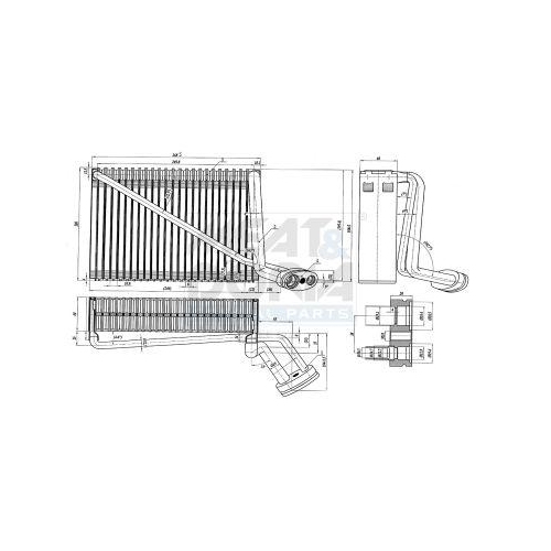 MEAT & DORIA Verdampfer, Klimaanlage 997054