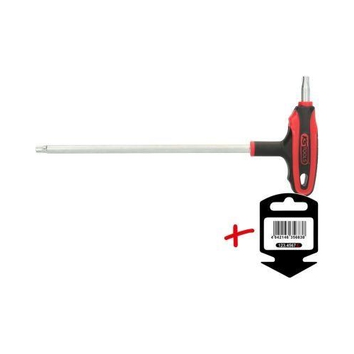 T-Griff-Torx-Winkelstiftschl&uuml;ssel,Bohrung, TB40 auf H&auml;nger KS TOOLS 151.8127-E