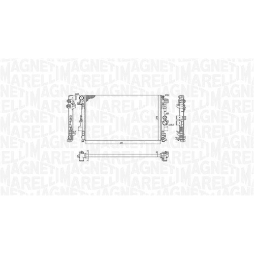 MAGNETI MARELLI Kühler, Motorkühlung
