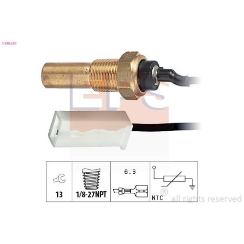 EPS Sensor, Kühlmitteltemperatur Made in Italy - OE Equivalent