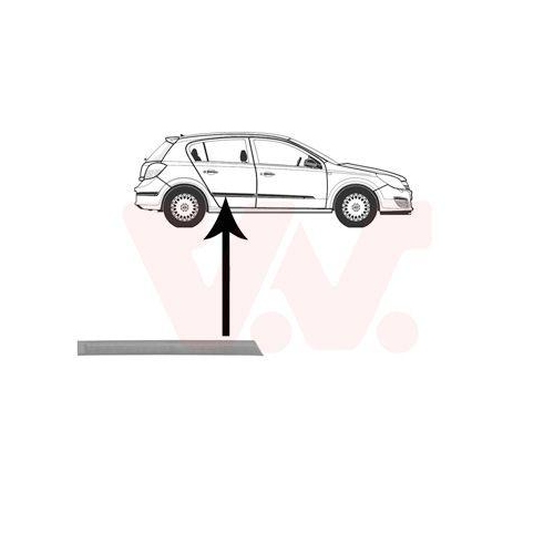 VAN WEZEL Zier-/Schutzleiste, T&uuml;r 3745426