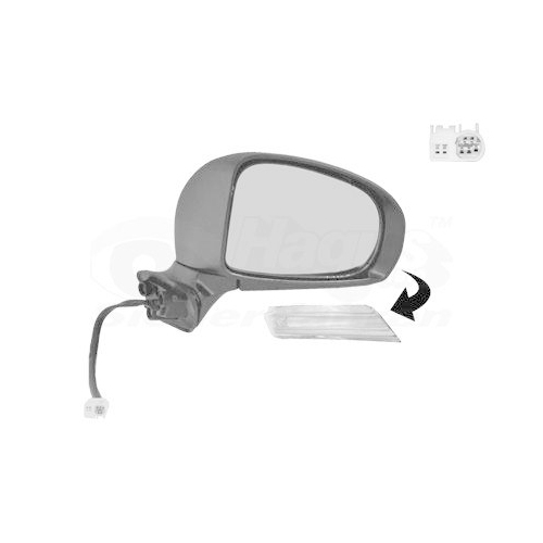 VAN WEZEL Au&szlig;enspiegel * HAGUS * 5467808