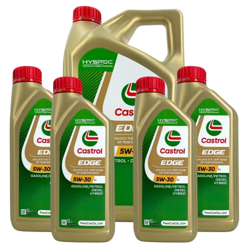 Castrol EDGE Titanium FST 5W-30 LL Motor&ouml;l VW 504 00/507 00 Porsche C30 9 Liter