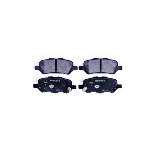 HELLA Bremsbelagsatz, Scheibenbremse 8DB 355 023-051