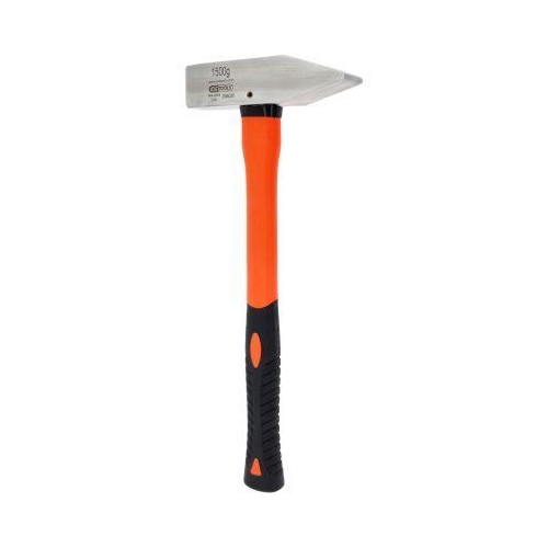 EDELSTAHL Schlosserhammer mit Fiberglasstiel, 1500g KS TOOLS 964.2043