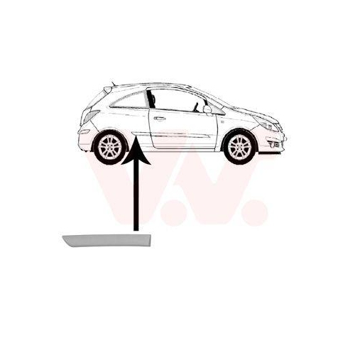 VAN WEZEL Zier-/Schutzleiste, Seitenwand 3750410