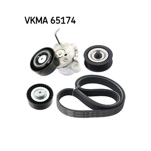 SKF Keilrippenriemensatz VKMA 65174