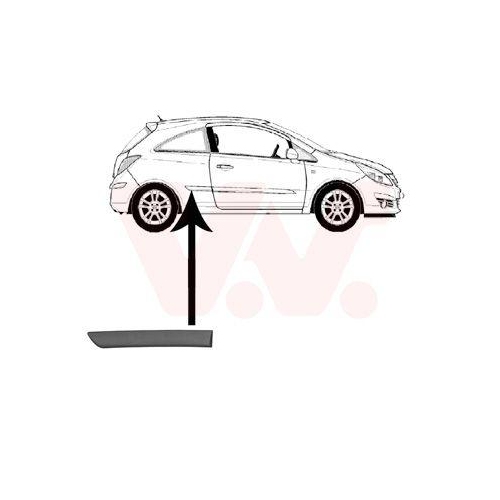 VAN WEZEL Zier-/Schutzleiste, Seitenwand 3750420