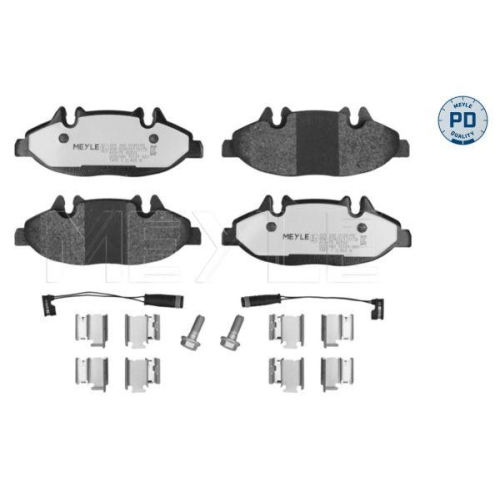 MEYLE Bremsbelagsatz, Scheibenbremse MEYLE-PD: Advanced performance and design. 025 240 0720/PD