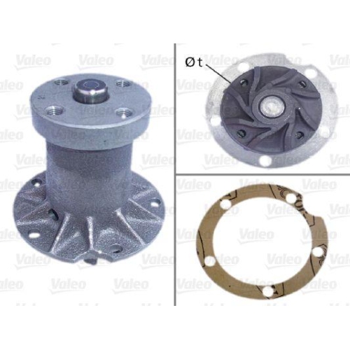 VALEO Wasserpumpe, Motork&uuml;hlung 506100