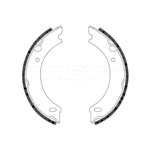 TOMEX Brakes Bremsbackensatz TX 22-09