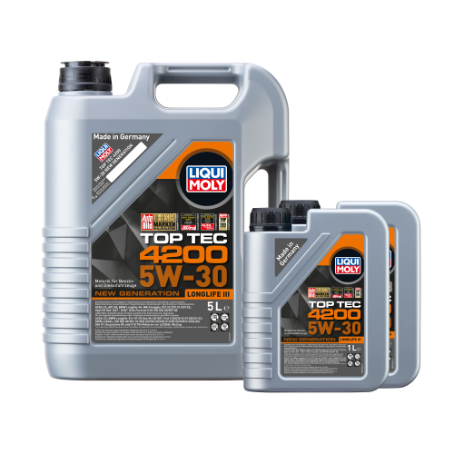 LIQUI MOLY Top Tec 4200 Motor&ouml;l 5W-30 New Generation 7 Liter 504.00 507.00 -3706