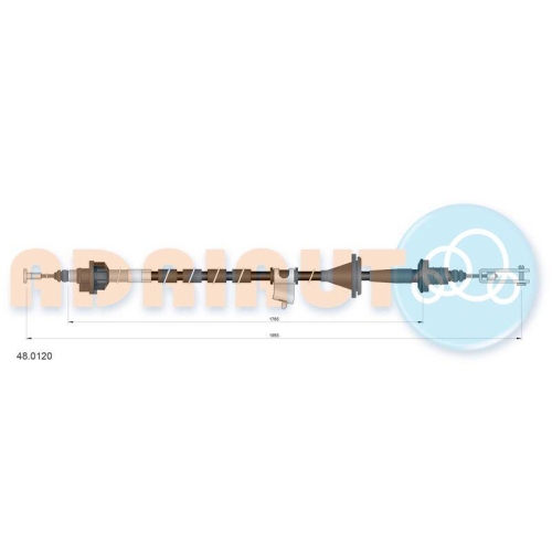 ADRIAUTO Seilzug, Kupplungsbet&auml;tigung 48.0120