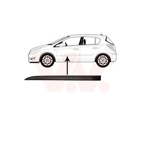 VAN WEZEL Zier-/Schutzleiste, T&uuml;r 3750423