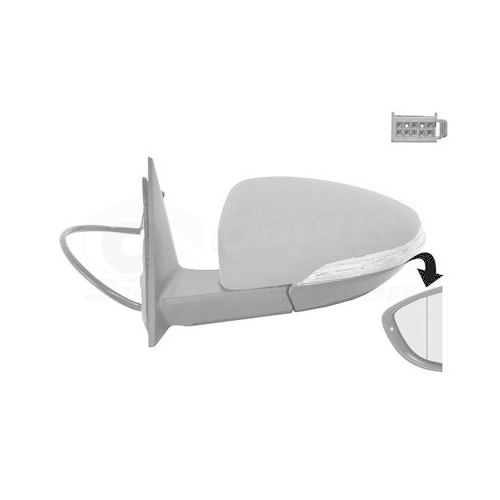 VAN WEZEL Au&szlig;enspiegel * HAGUS * 5806817