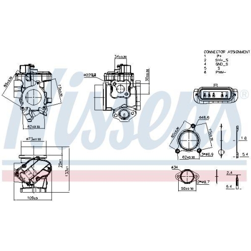 NISSENS AGR-Ventil ** FIRST FIT ** 98410