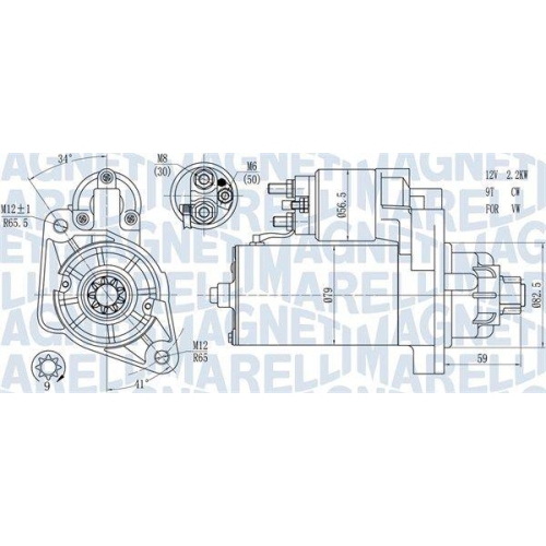 MAGNETI MARELLI Starter 063721378010