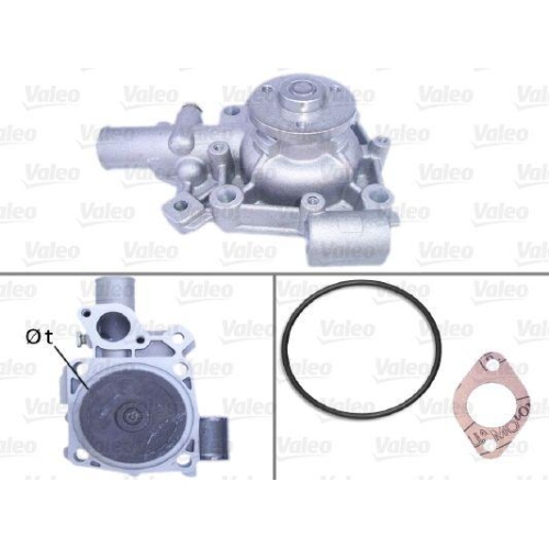 VALEO Wasserpumpe, Motork&uuml;hlung 506106