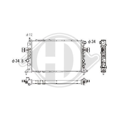 DIEDERICHS K&uuml;hler, Motork&uuml;hlung DIEDERICHS Climate DCM2623