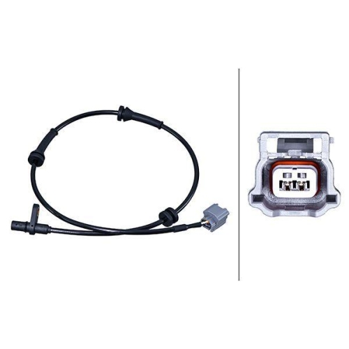 HELLA Sensor, Raddrehzahl 6PU 358 218-321