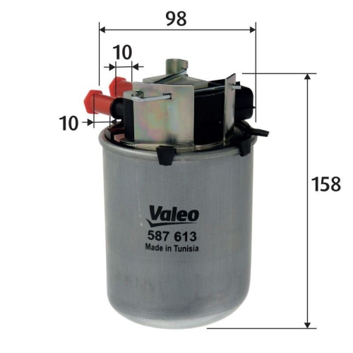 VALEO Kraftstofffilter 587613