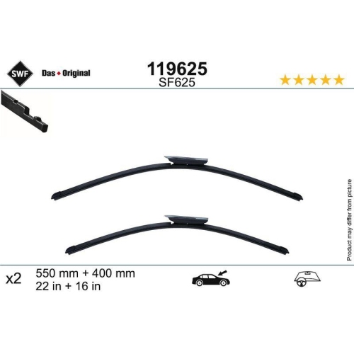 SWF Wischblatt DAS ORIGINAL SET 119625