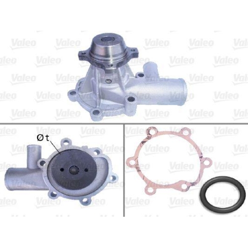 VALEO Wasserpumpe, Motork&uuml;hlung 506133