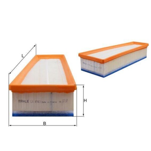 MAHLE Luftfilter LX 4943
