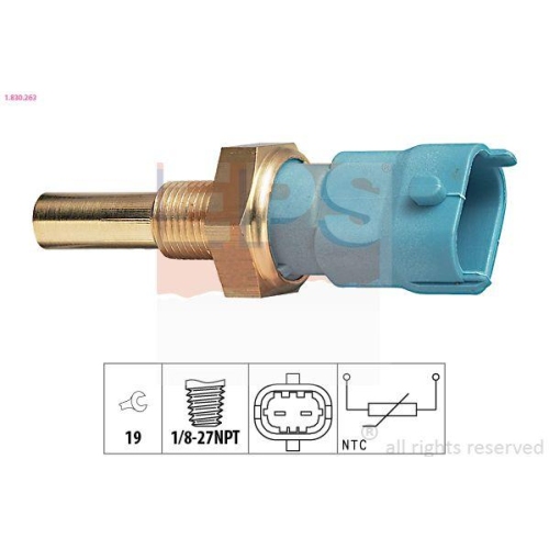 EPS Sensor, Kühlmitteltemperatur Made in Italy - OE Equivalent