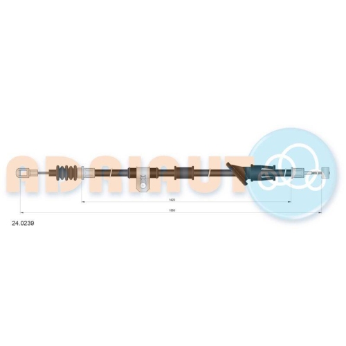 ADRIAUTO Seilzug, Feststellbremse 24.0239