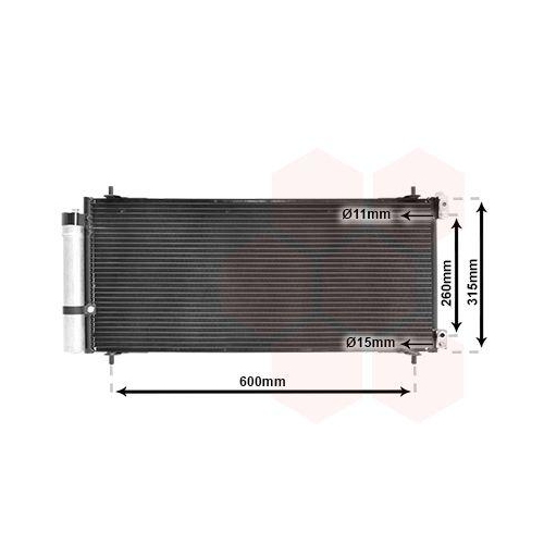 VAN WEZEL Kondensator, Klimaanlage 40005301